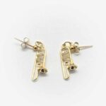 Petites boucles d'oreilles Trombone – Image 2