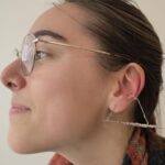 Boucles d'oreilles Flûte Or et Argent – Image 3