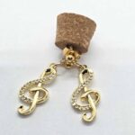 Petites boucles d'oreille clef de sol – Image 2