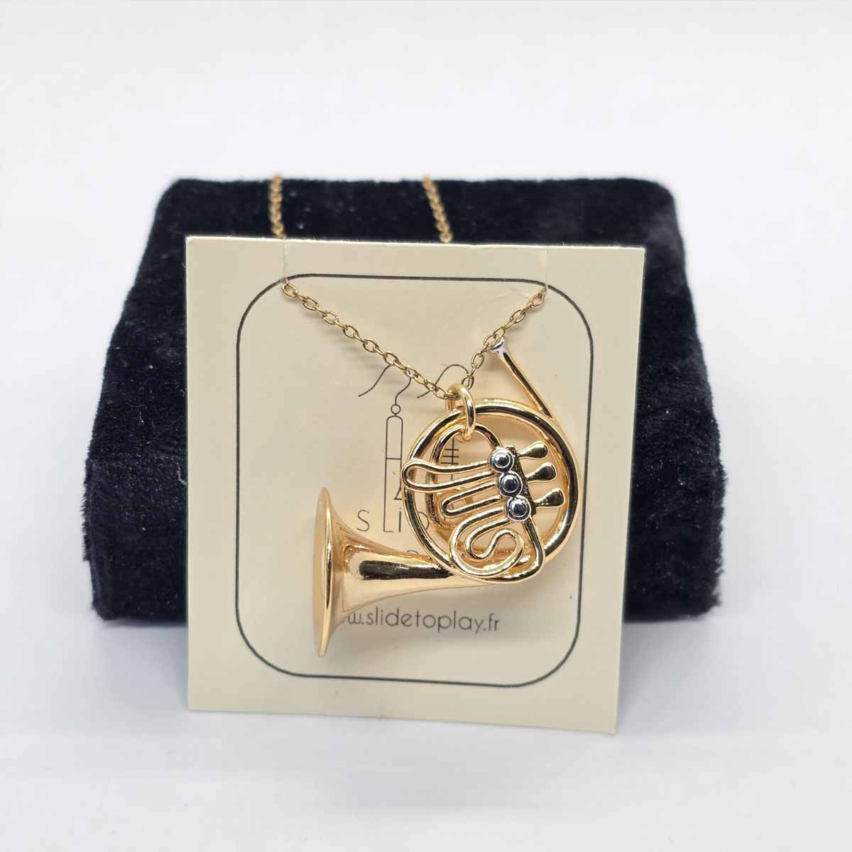 collier chaine or cor or et argent Collier cor - Chaine or – Image 1