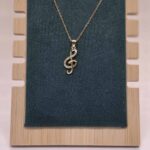 Collier clef de sol - Chaine Or – Image 3