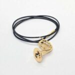 Collier cor - Cuir tressé