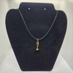 Collier trompette - Cuir tressé – Image 3