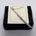 Collier flute - chaine or