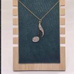 Collier grande croche - Chaine or – Image 3