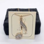 Collier grande croche - Chaine or