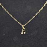 Collier croche - Chaine or – Image 3