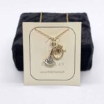 Collier petit cor - Chaine or