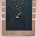 Collier petit cor - Chaine or – Image 2