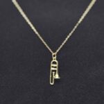 Collier trombone - Chaine Or – Image 3