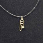 Collier trombone - Cuir tressé – Image 3