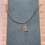 Collier trombone - Cuir tressé – Image 2