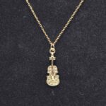 Collier violon, alto, violoncelle, contrebasse - chaine or – Image 3