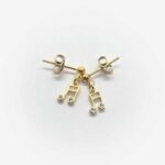 Petites boucles d'oreilles Croches