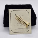 Pin's Trompette or et argent