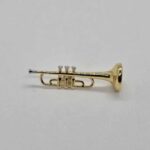 Pin's Trompette or et argent – Image 2