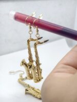 Boucles d'oreille Saxophone – Image 4