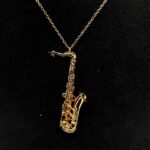 Colier Saxophone - chaine or